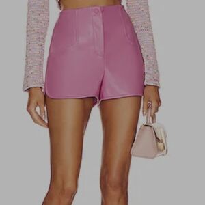 Alexis Revolve High Waist Fabian Orchid Shorts Spring Summer